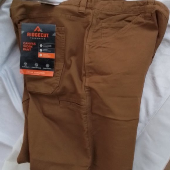 Ridgecut (tractor supply) Pants Canvas Work Pants Ridgecut By Tractor Supply Side Pocket On
